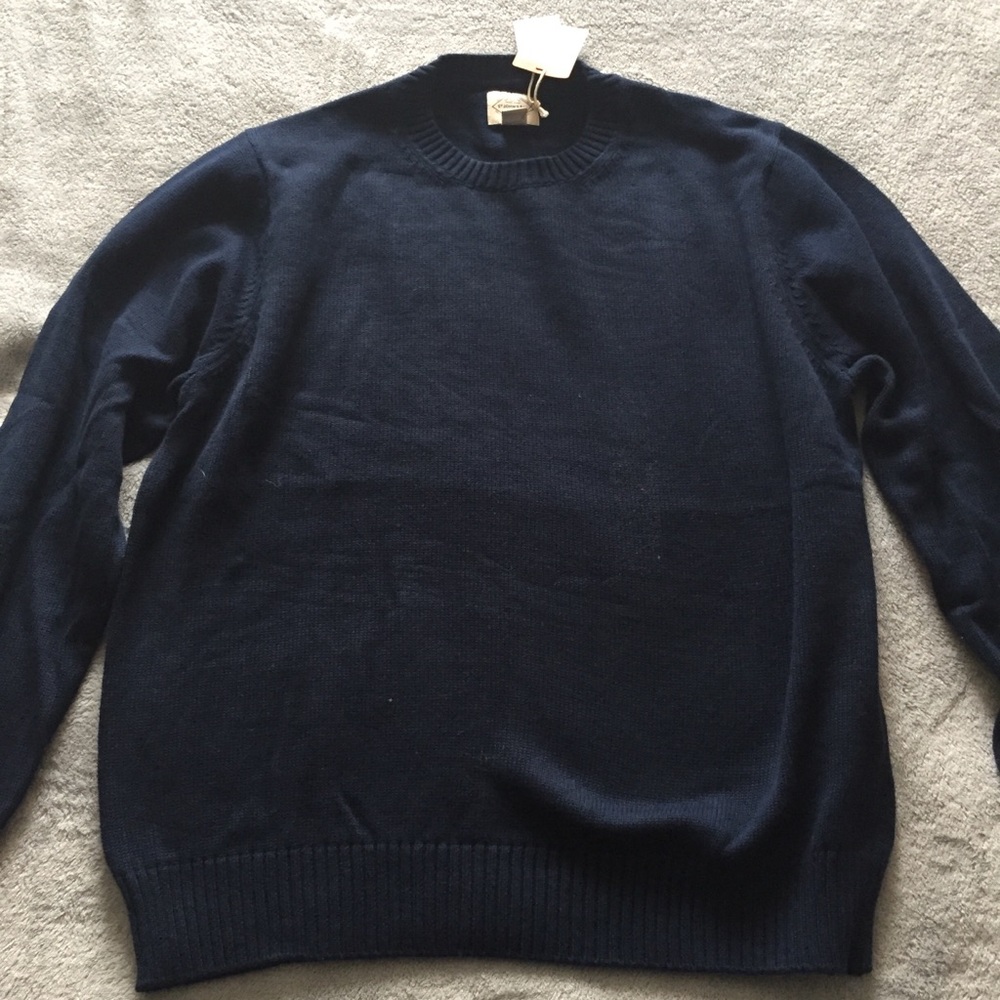St John’s Bay navy cotton sweater size XXL